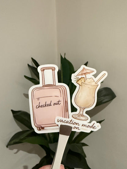 Vacation Vibes Sticker Pack