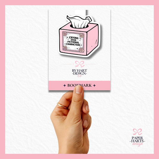 Crying Over Fictional Characters Magnetic Bookmark