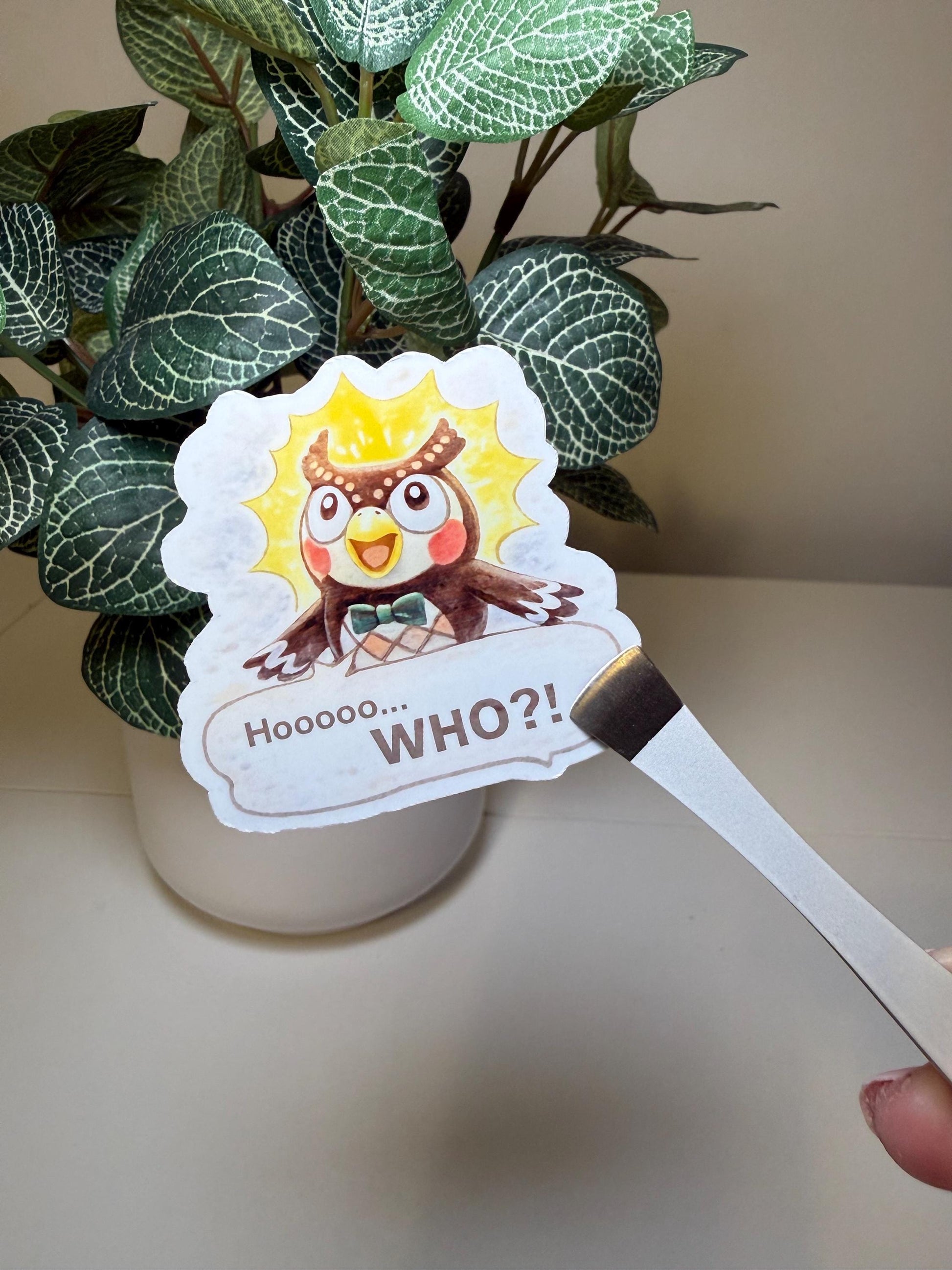 Animal Crossing Owl Sticker Set