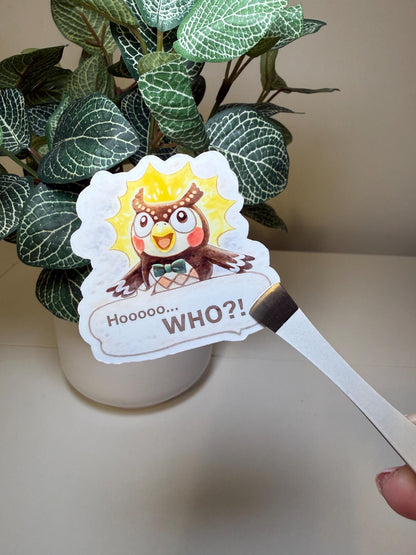 Animal Crossing Owl Sticker Set