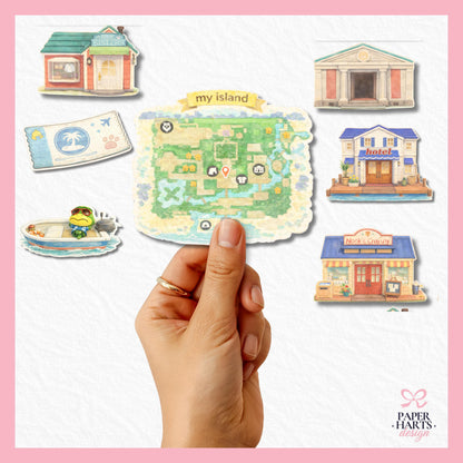 Animal Crossing Island Sticker Pack