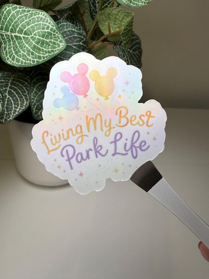 Theme Park Holographic Sticker Pack