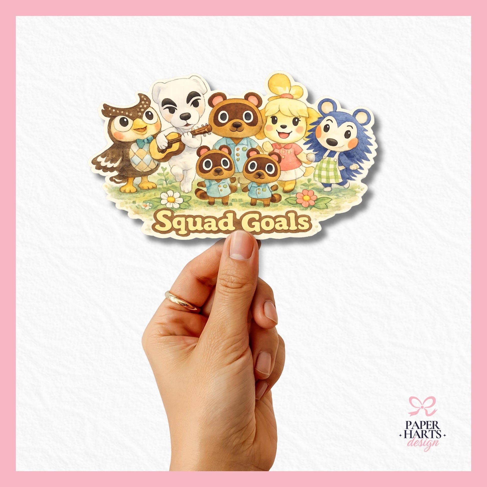Animal Crossing Squad Goals Sticker
