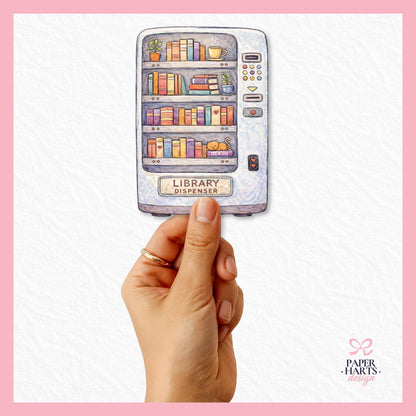 Library Dispenser Sticker