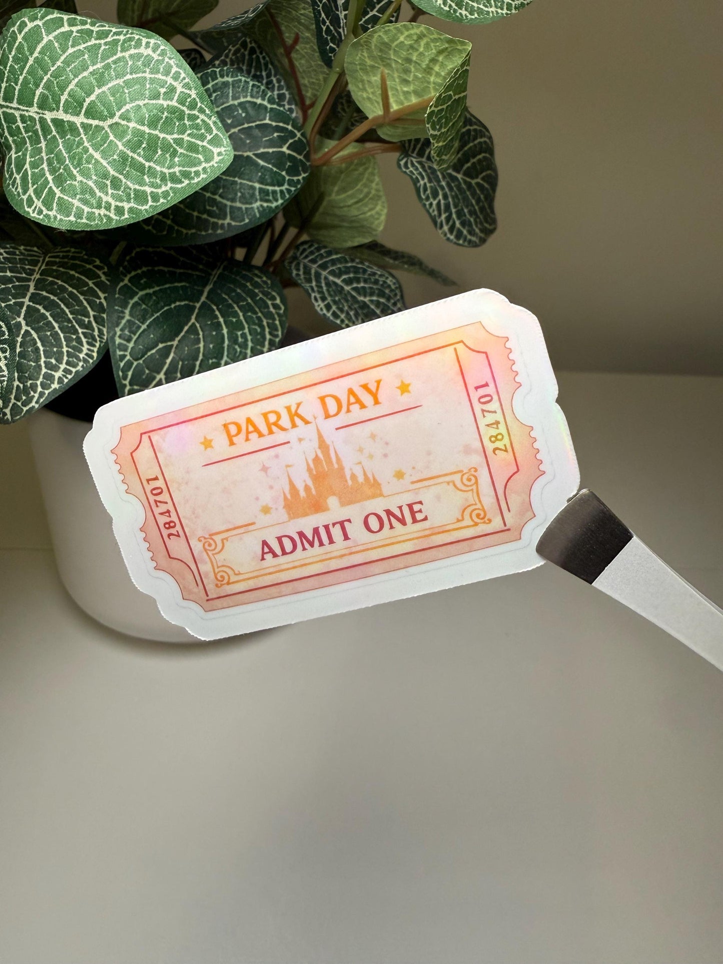 Theme Park Holographic Sticker Pack