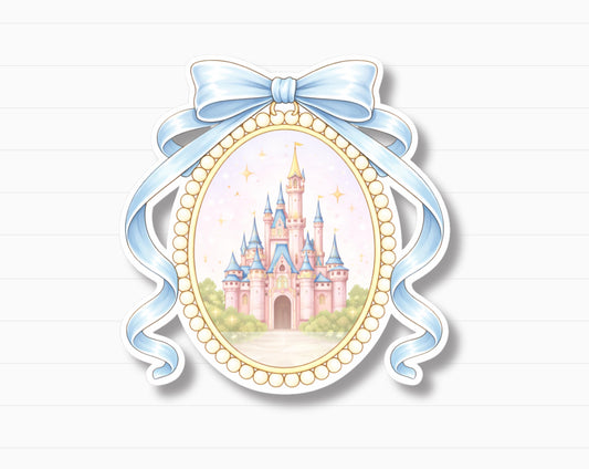 Coquette Castle Locket Sticker