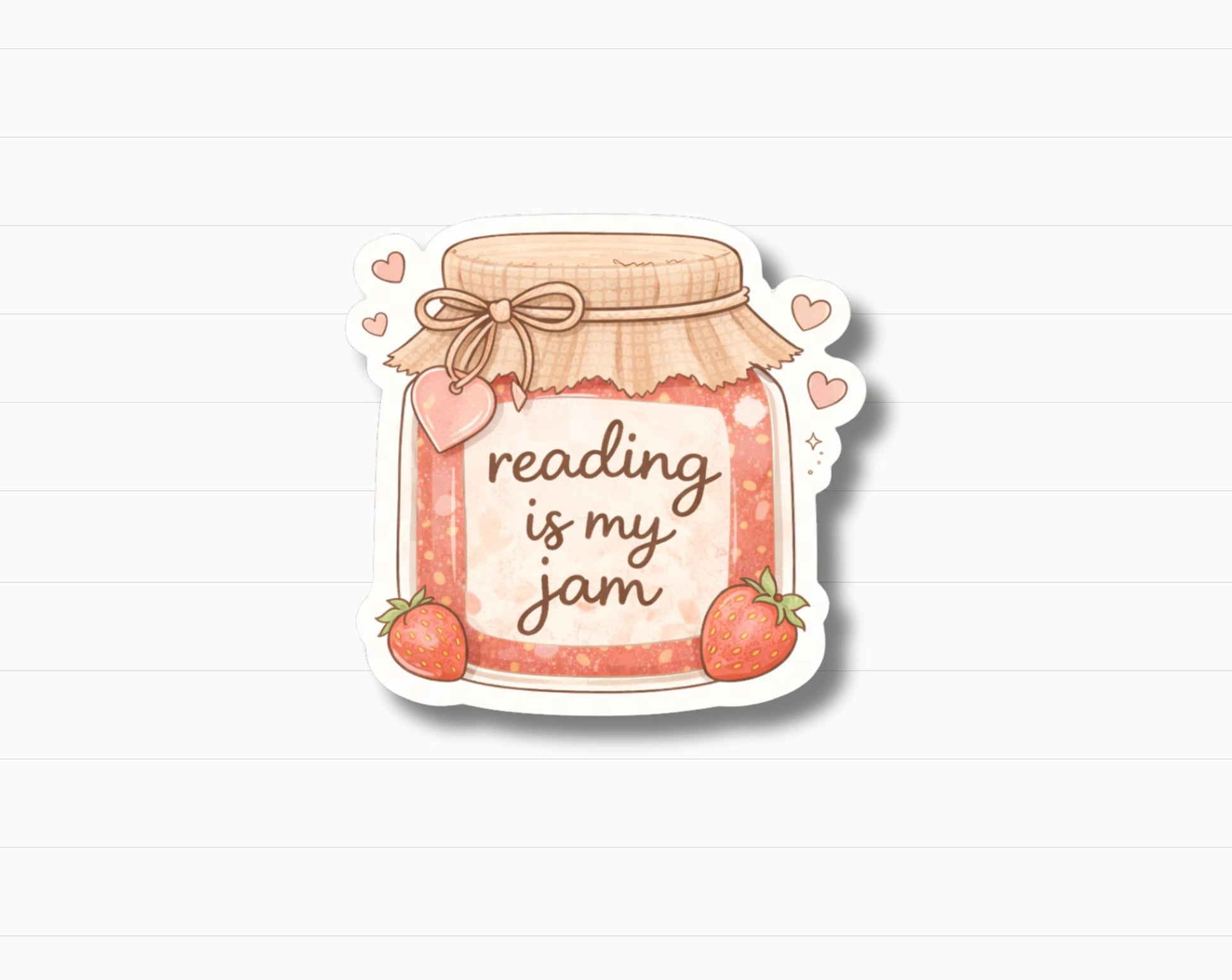 Reading Is My Jam Sticker