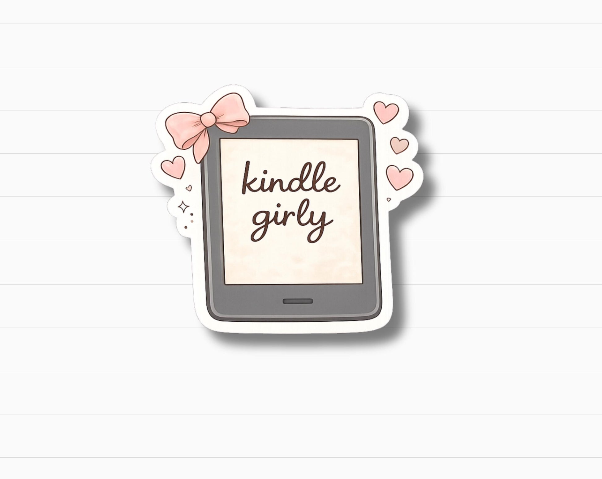 Kindle Girly Sticker