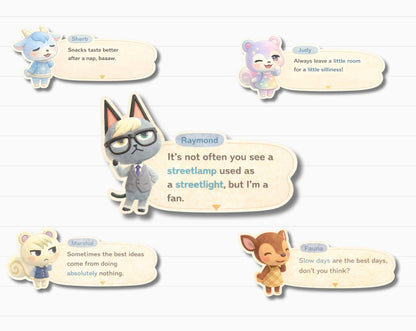 Animal Villager Quotes Sticker Pack Vol 1