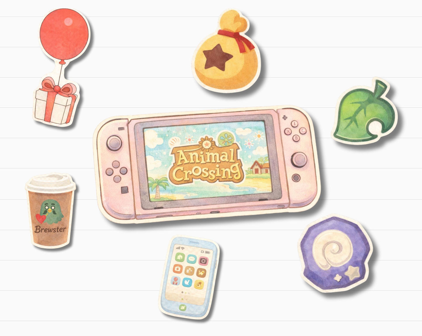 Animal Cozy Island Routine Sticker Pack
