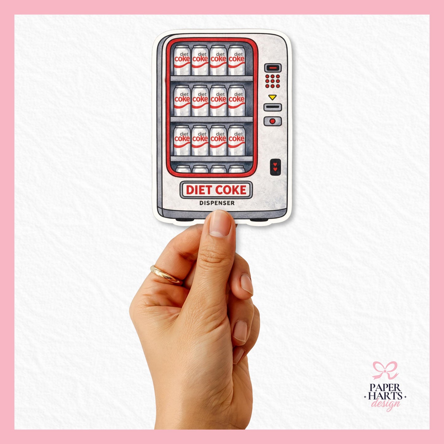 Diet Coke Vending Machine Sticker