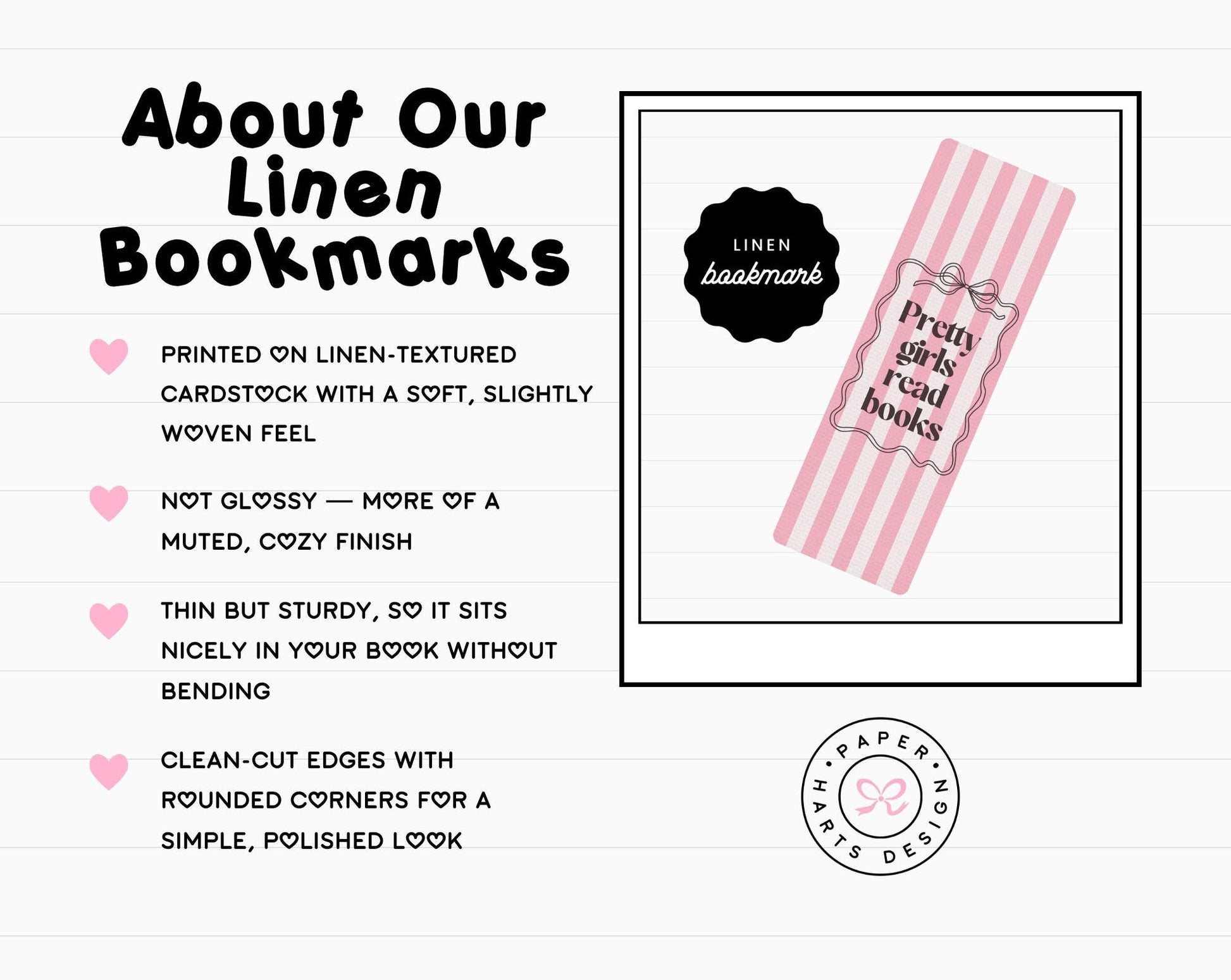 Stay Lovely Keep Reading Bookmark