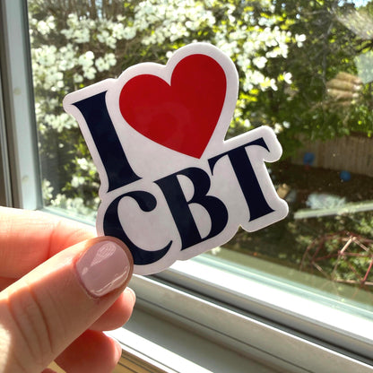 I Love CBT Sticker