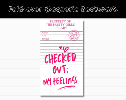 Library Card Bookmark | “Checked Out”