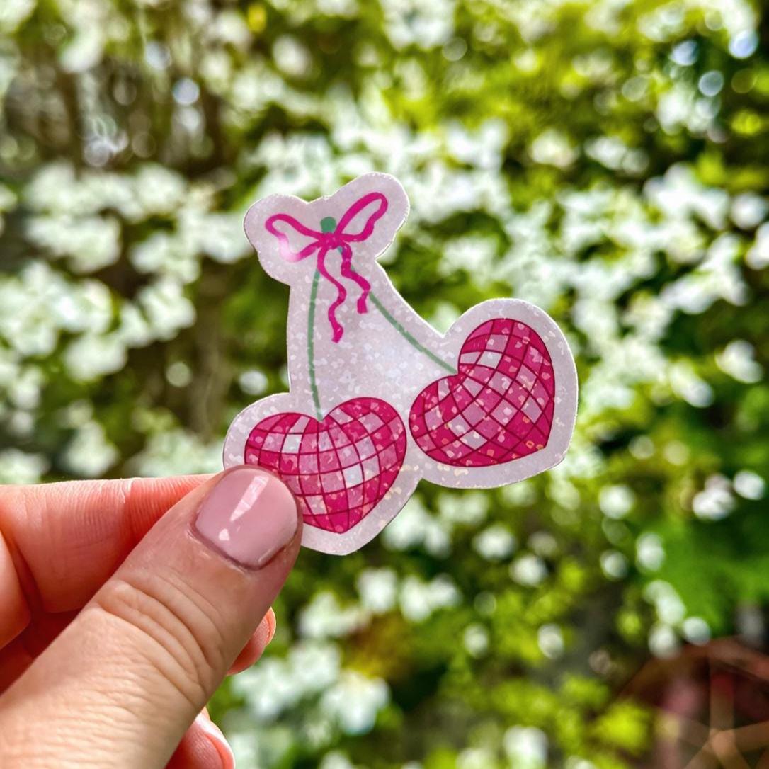 Disco Cherry Sticker