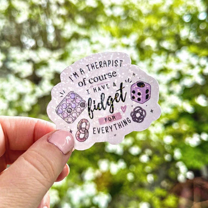 Therapist Fidget Sticker