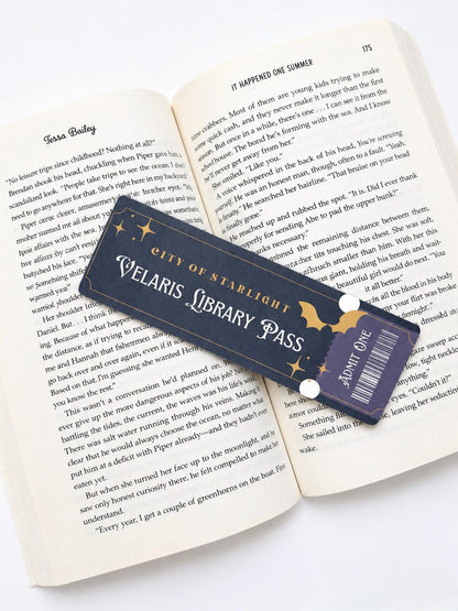 Velaris Library Pass Bookmark