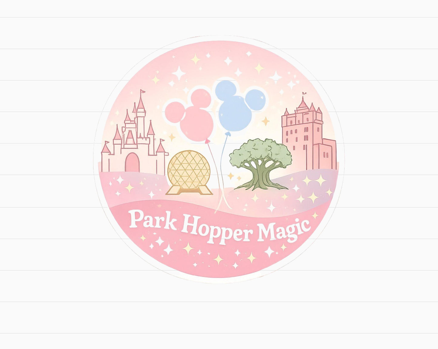 Park Hopper Magic Sticker