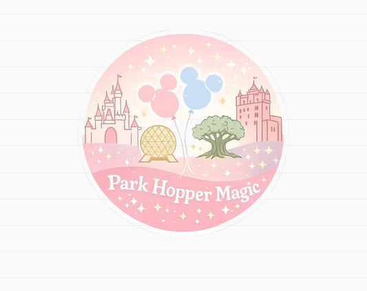 Park Hopper Magic Sticker
