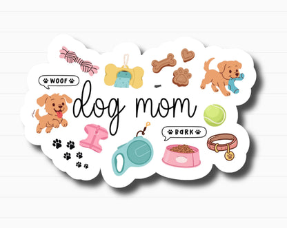 Dog Mom Sticker
