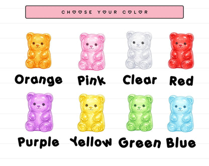 Gummy Bear Magnetic Bookmark | Pick Your Color
