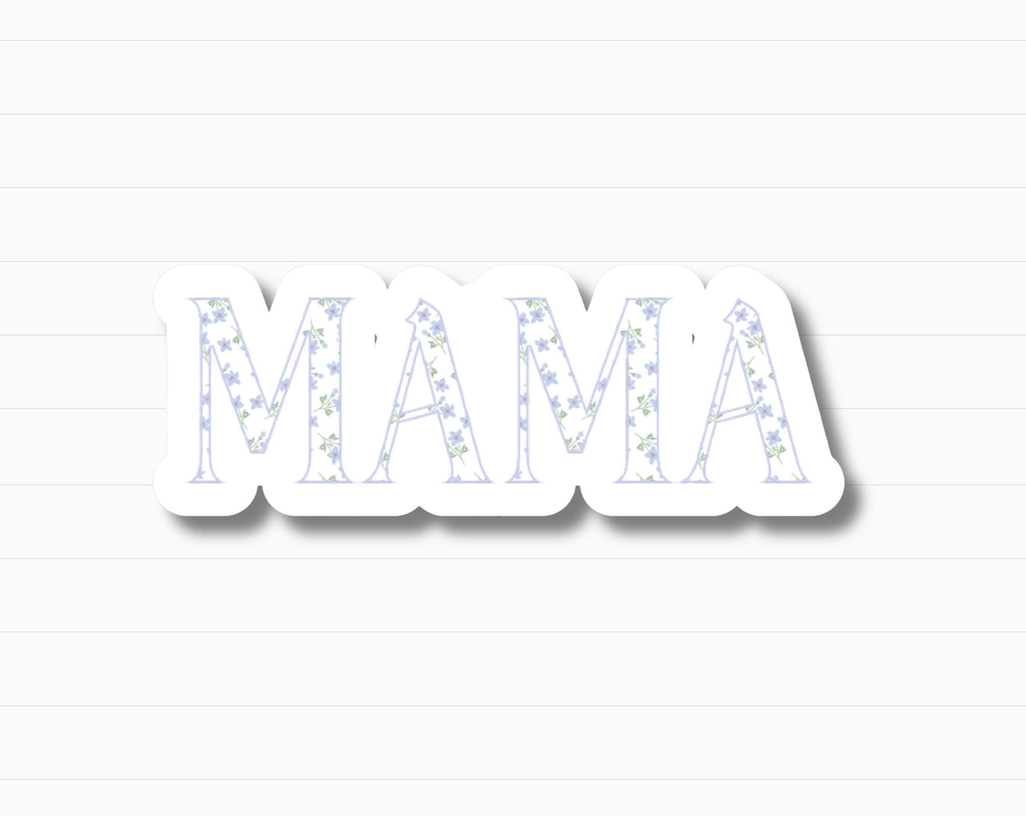 Mama Floral Sticker