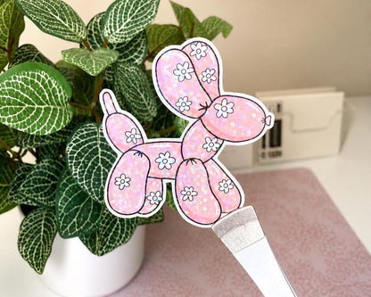 Coquette Balloon Dog Sticker