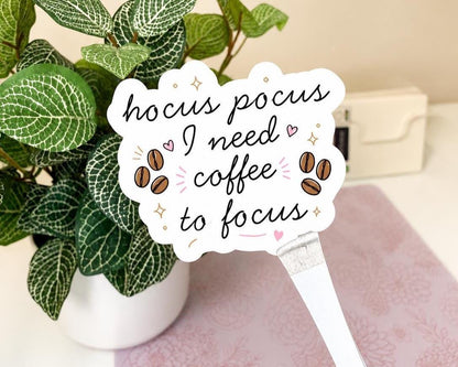 Hocus Pocus I Need Coffee Sticker