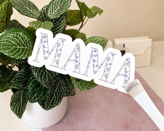 Mama Floral Sticker