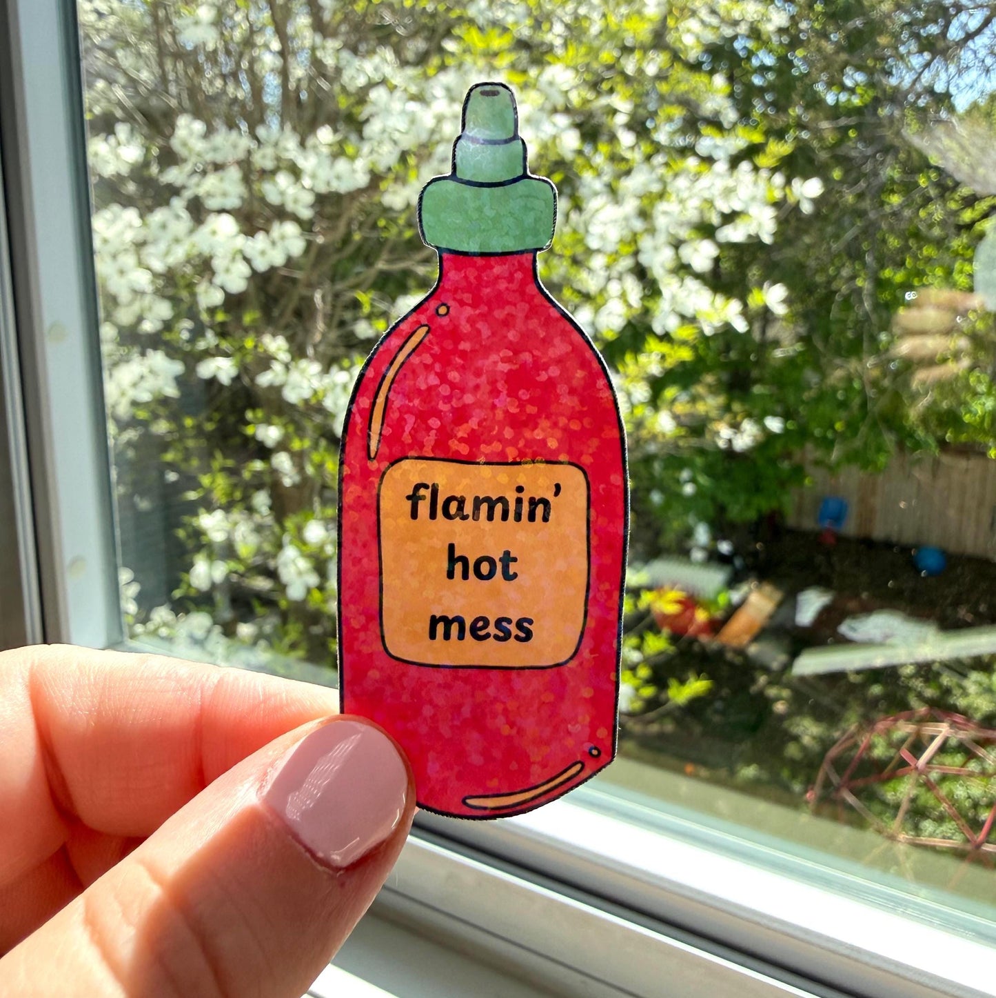 Flamin Hot Mess Sticker