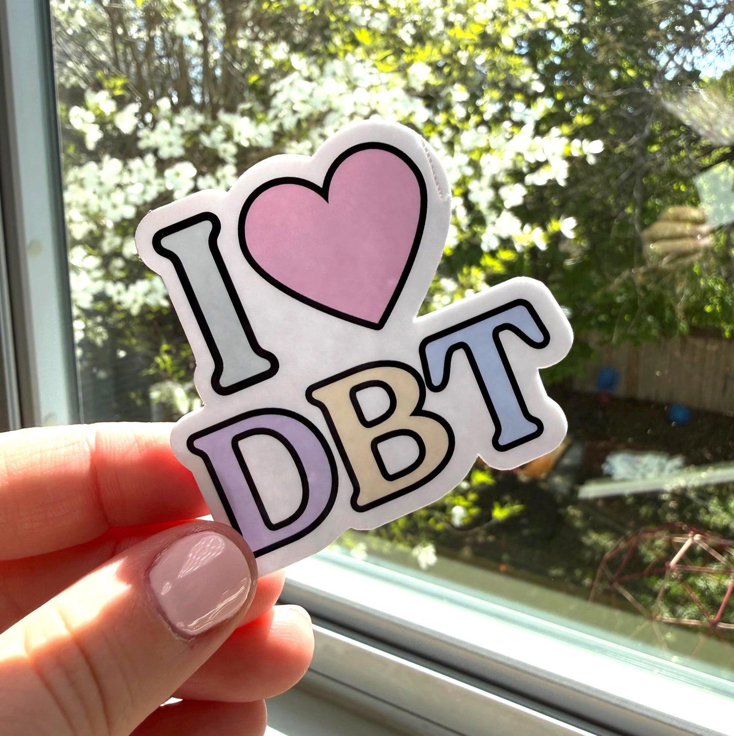 I Love DBT Sticker (Pastel Version)