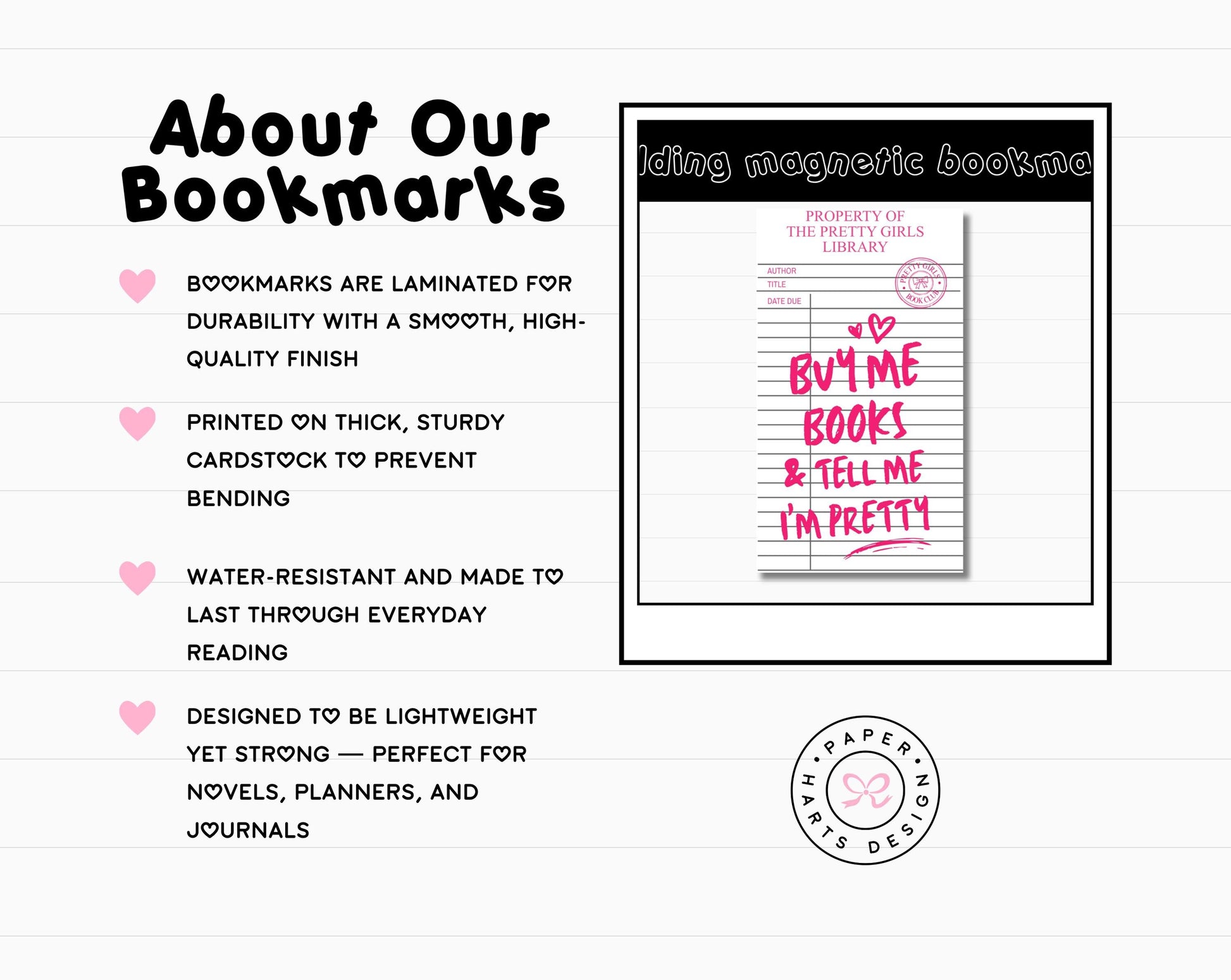 Library Card Bookmark | “5 Stars, This Book Ruined My Life”