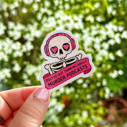 True Crime Podcast Sticker