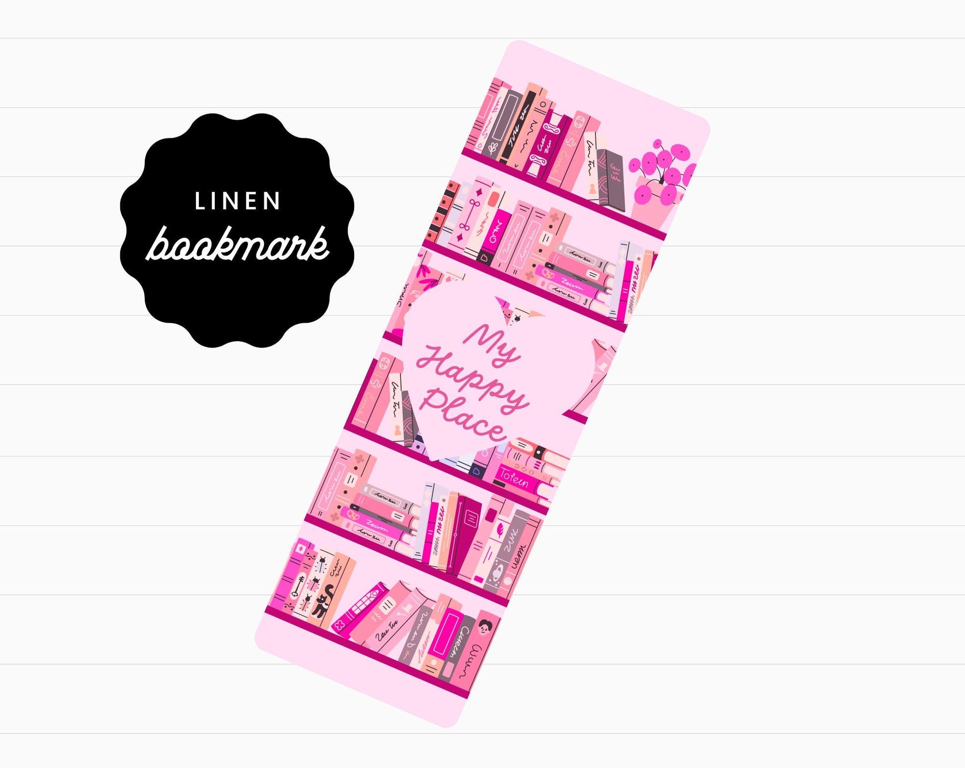 My Happy Place Bookmark