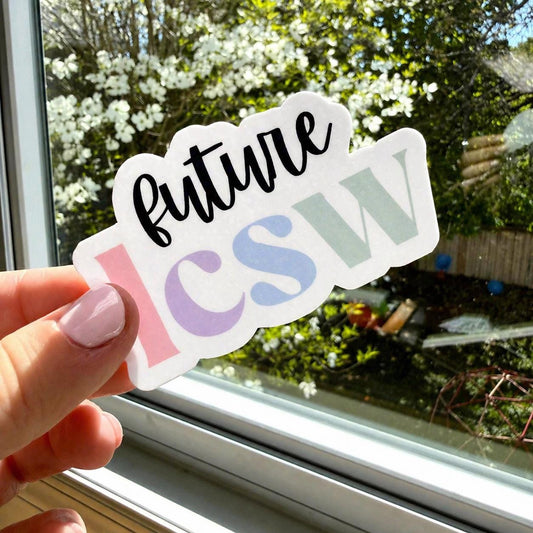 Future LCSW Sticker | Holographic Option