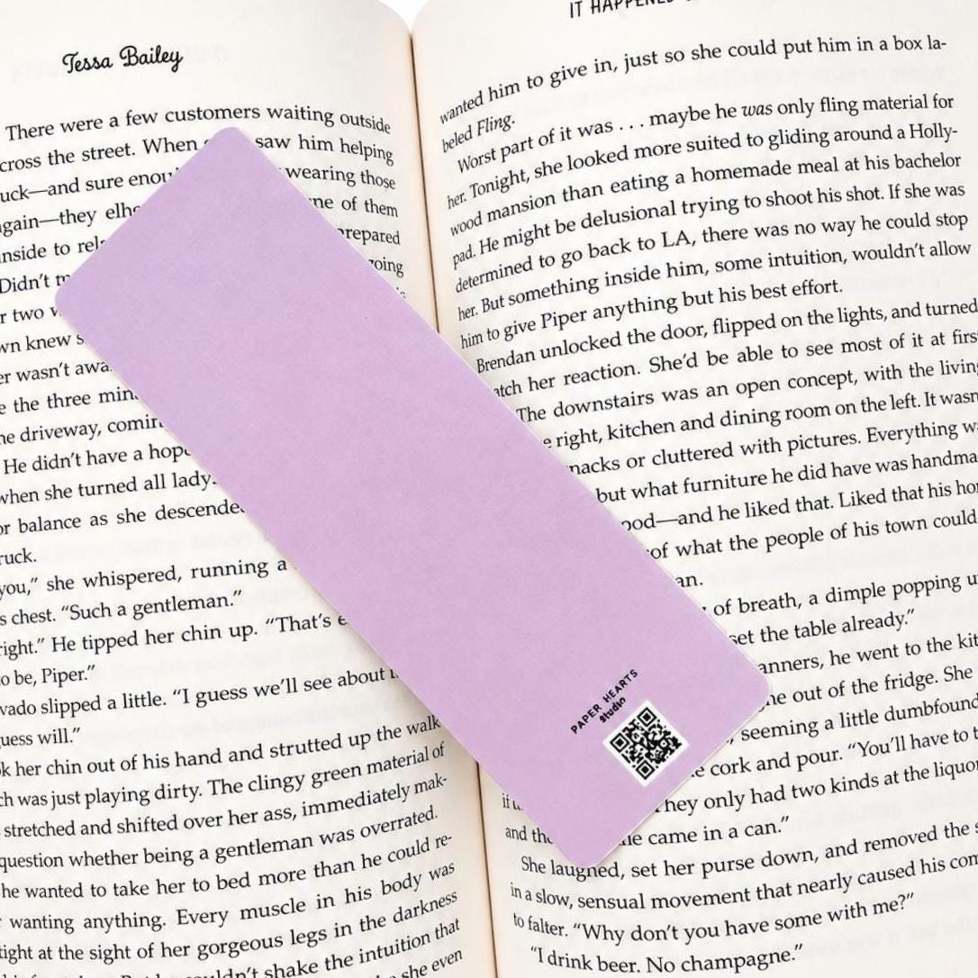 Anti Social Book Club Linen Bookmark
