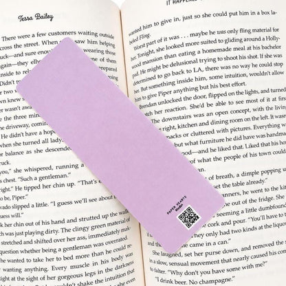 Anti Social Book Club Linen Bookmark