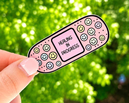 Healing In Progress Sticker