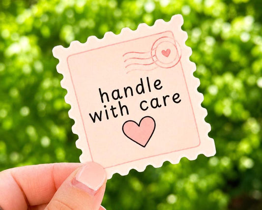 Handle With Care Sticker
