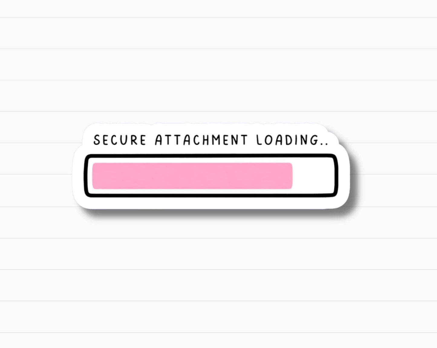Secure Attachment Loading Sticker