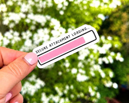 Secure Attachment Loading Sticker