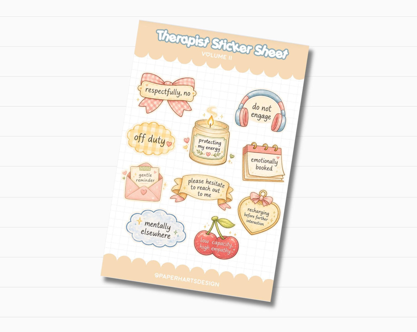 Funny Therapist Sticker Sheet