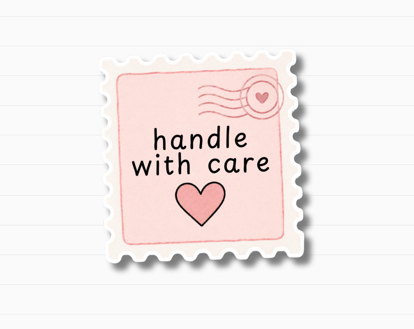 Handle With Care Sticker