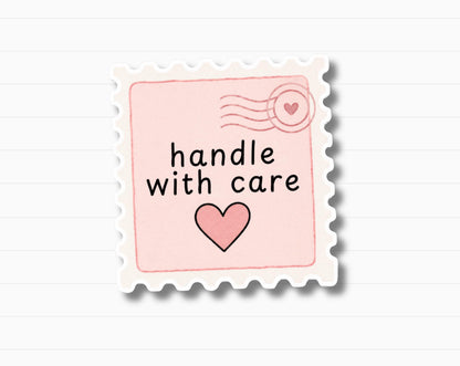 Handle With Care Sticker