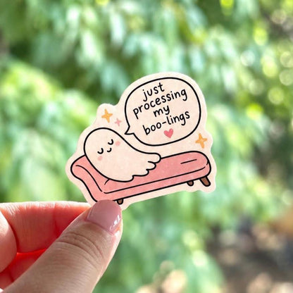 Just Processing My Boo-lings Sticker